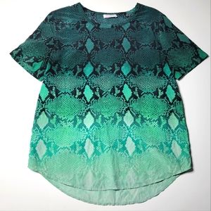 Equipment Ombre silk top S